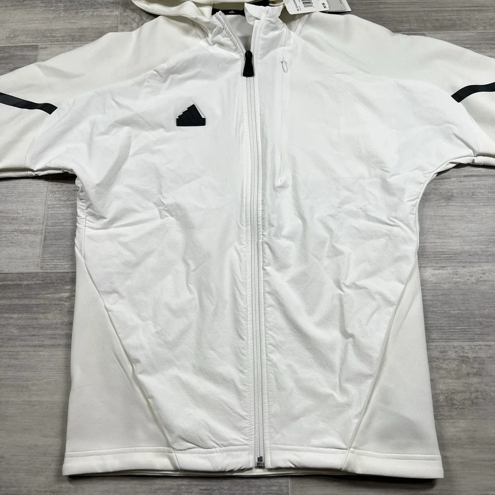 Adidas Men's DESIGNED‎ 4 GAMEDAY PREMIUM FULL-ZIP TRACK JACKET Size XS IC8036